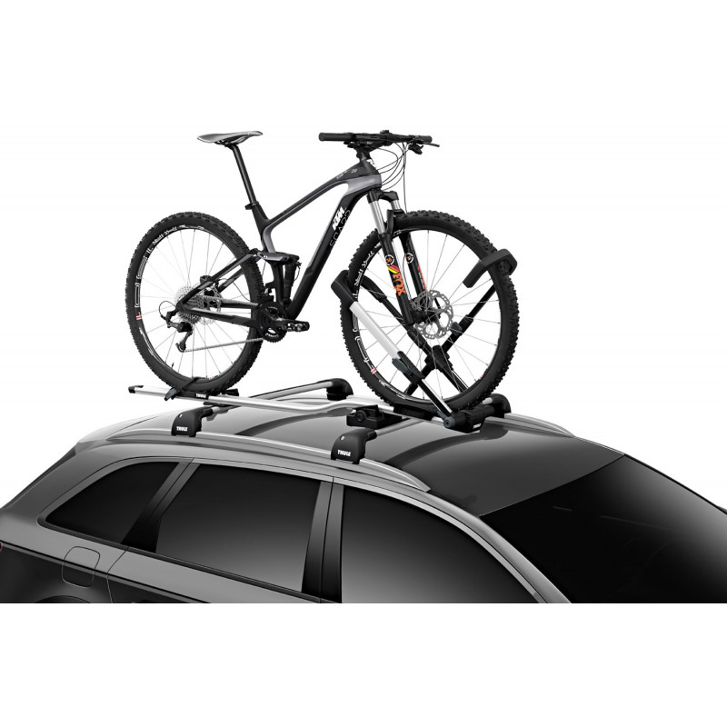 Thule Upride Porte V Los Sur Roue Mont S Sur Le Toit Noir Aluminium